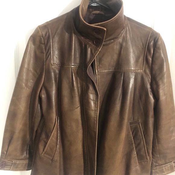 Identity leather jacket - Picture 1 of 2